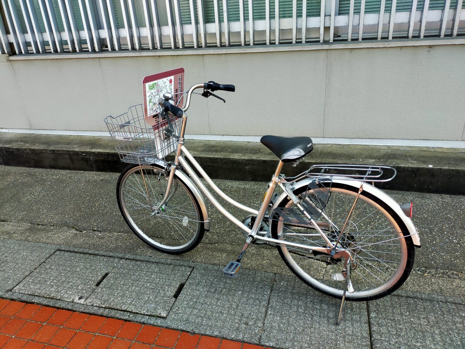 うさぎさんは自転車に